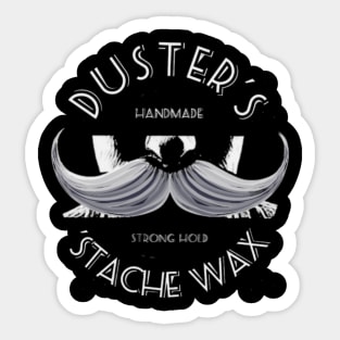 DUSTER'S 'STACHE WAX Logo Sticker